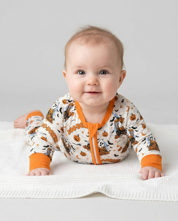 Boo-dozer Halloween Bamboo Convertible Zippy