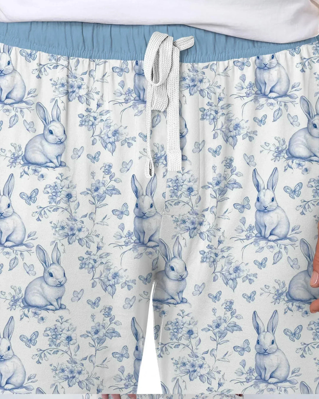 Easter Chinoiserie Toile de Jouy Bamboo Men's Pajama Set