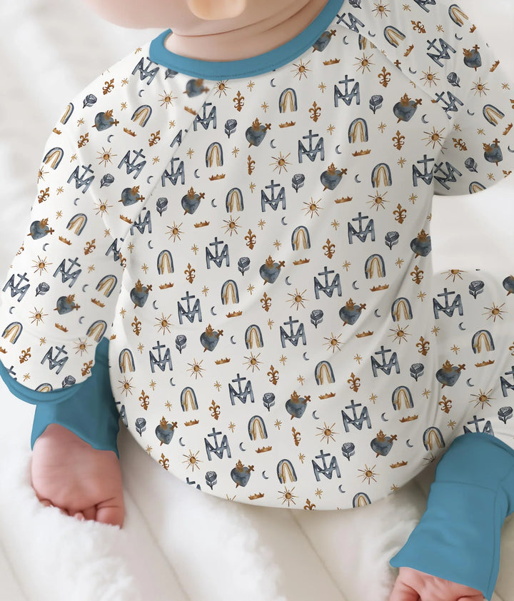 Gerippte Babykleidung mit individuellem Foto - Weich &amp; Skizzenhaft
