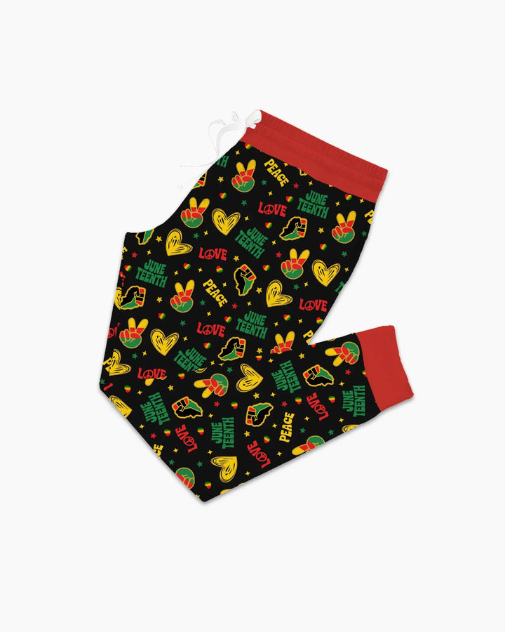 Peace Love Juneteenth Bamboo Women Pajama Set
