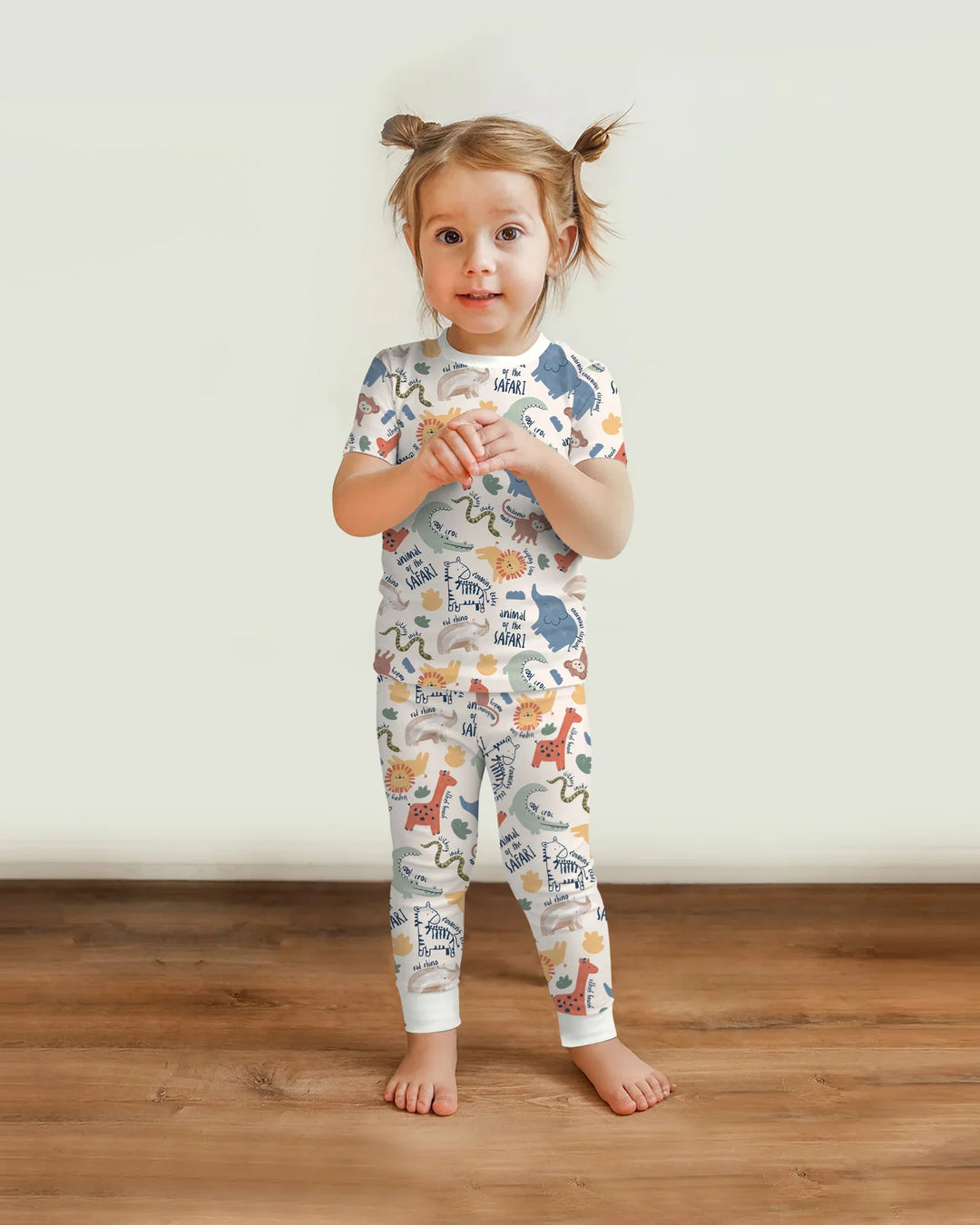 Zweiteiliges, kurzärmliges Pyjama-Set mit Marienkäfern