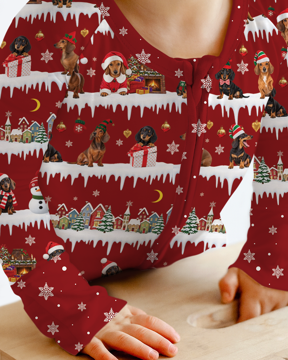 Dachshund Through The Snow Bamboo Convertible Zippy