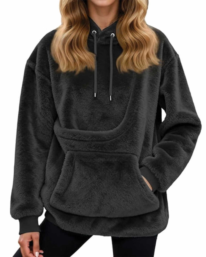 Oversized Pet Carrier Hoodie with Kangaroo Pocket