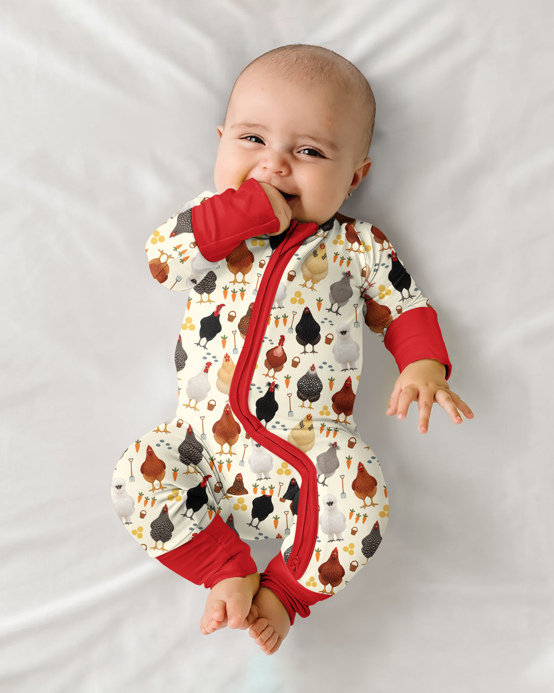 Little Chicken Farmer Bamboo Convertible Zippy