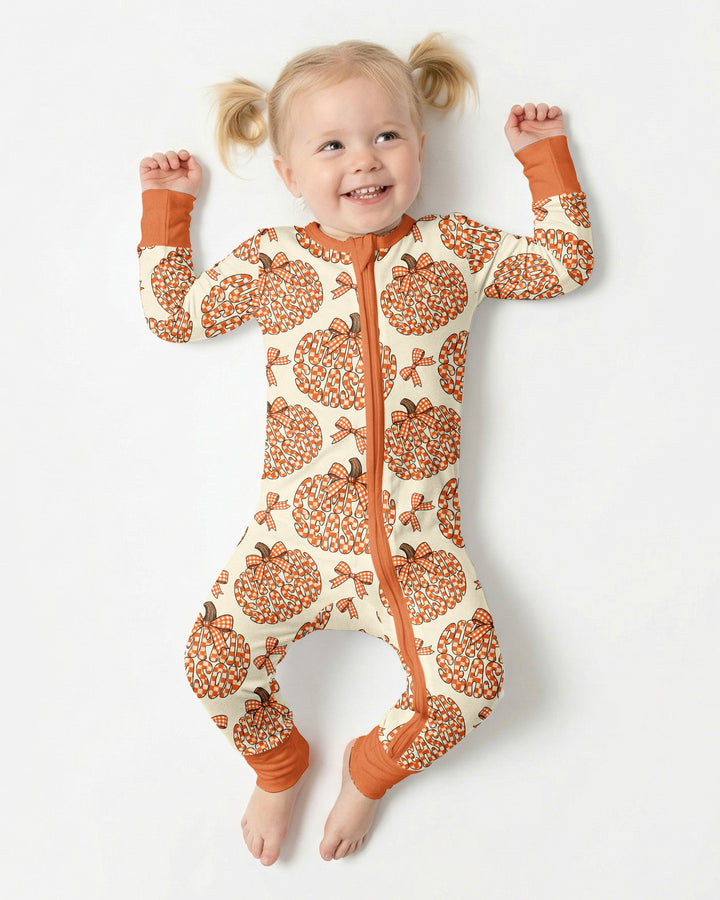 Pumpkin Season Bamboo Convertible Zippy