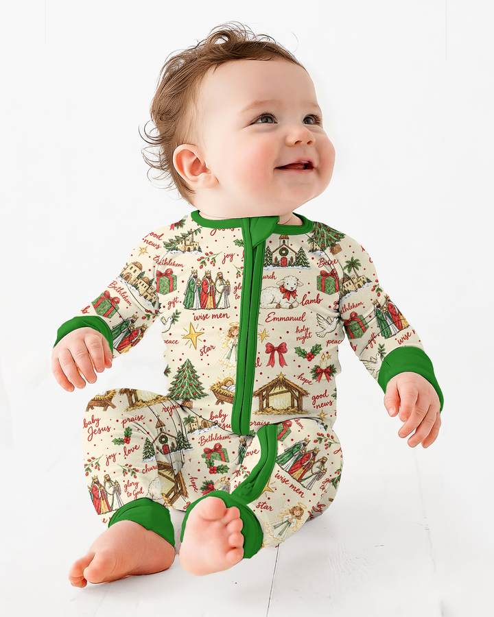 Tis The Season Family Matching Bamboo Convertible Zippy