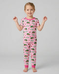 Zweiteiliges, kurzärmliges Pyjama-Set mit Marienkäfern