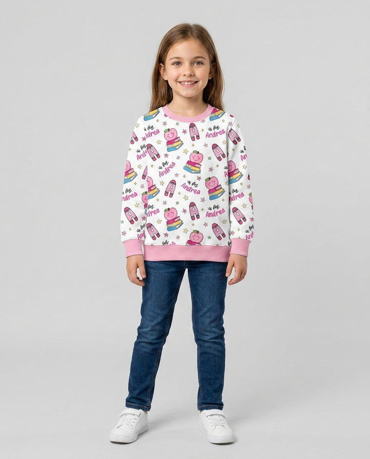 Custom Template Bambus-Rundhals-Sweatshirt