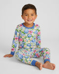 Mahjong in Bloom Bamboo Two Piece Long Sleeve Pajama Set