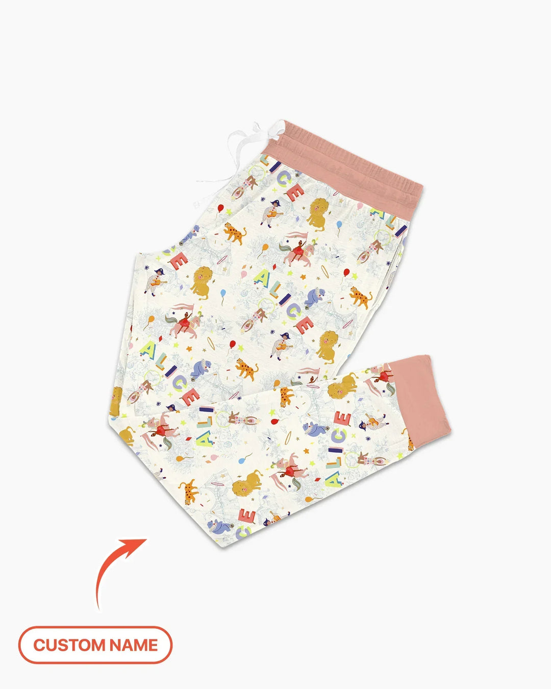 Template Damen Pyjama-Set aus personalisiertem Bambus