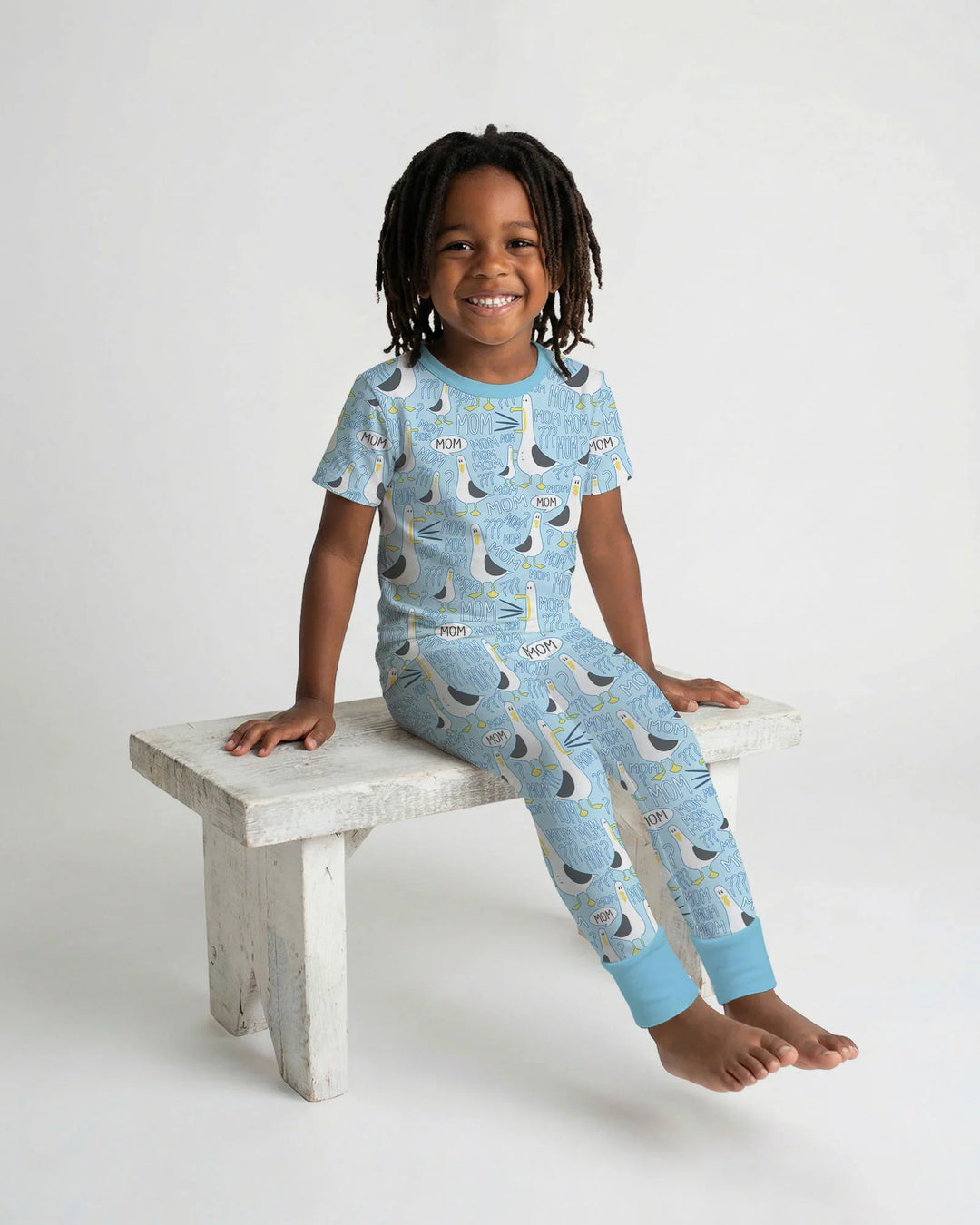 Zweiteiliges, kurzärmliges Pyjama-Set mit Marienkäfern