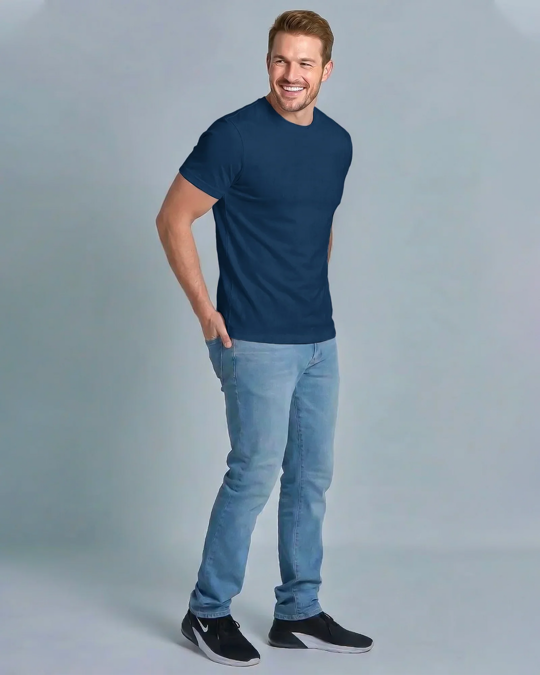 Solid color Bamboo Men T-Shirt