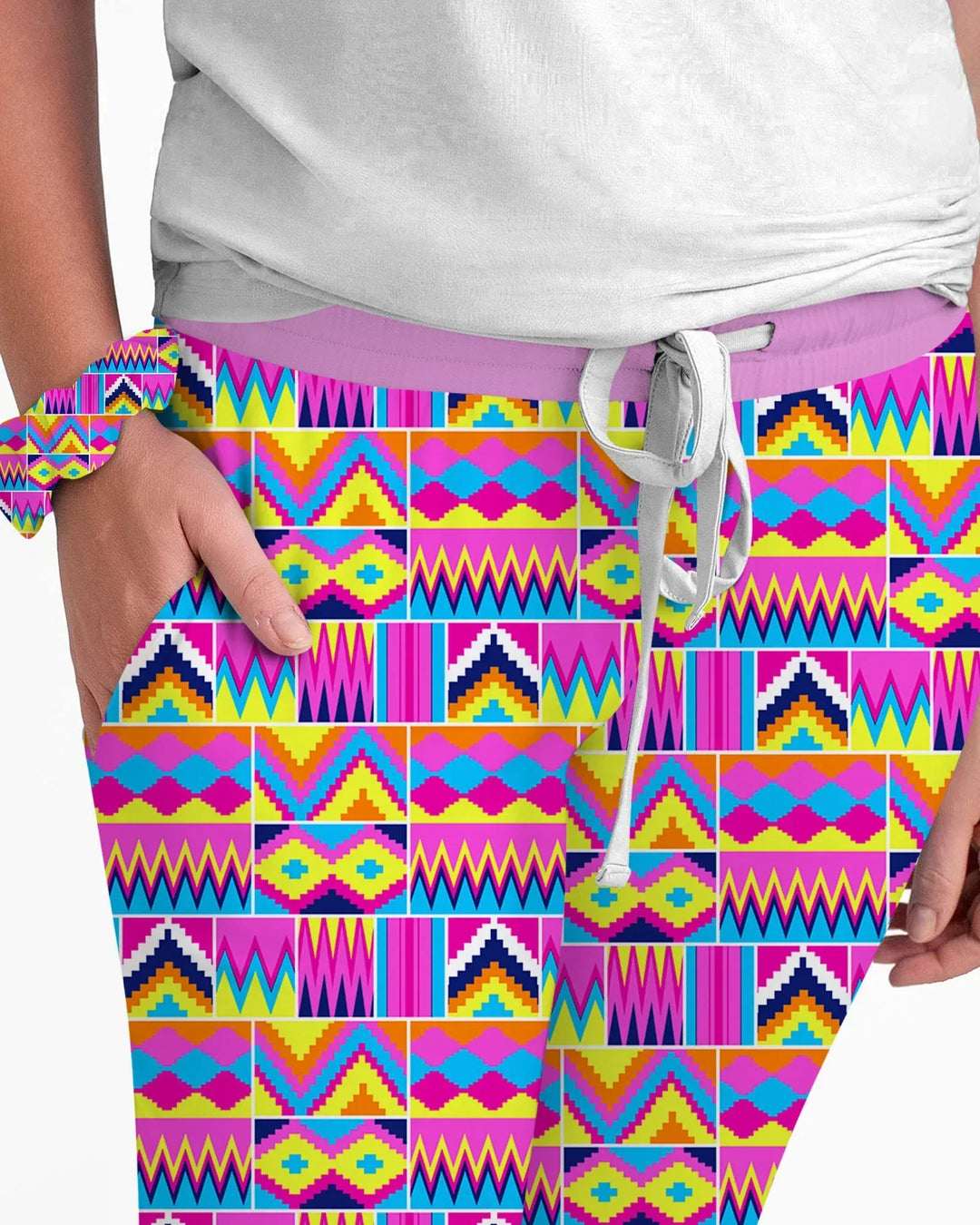 Kente Vibes Damen Pyjama Set aus Bambus im Partnerlook