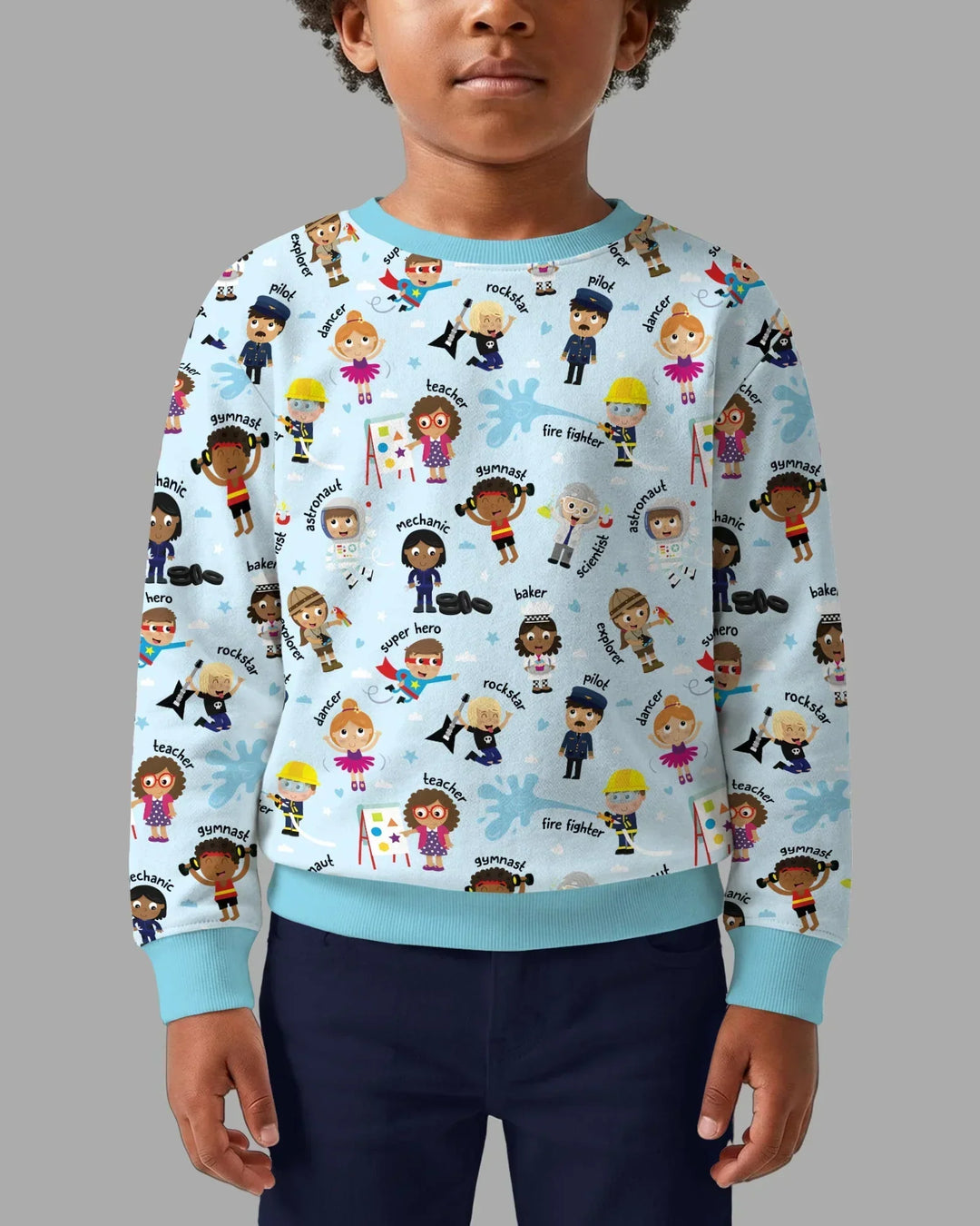 Sweatshirt mit Rundhalsausschnitt aus Bambusfaser
