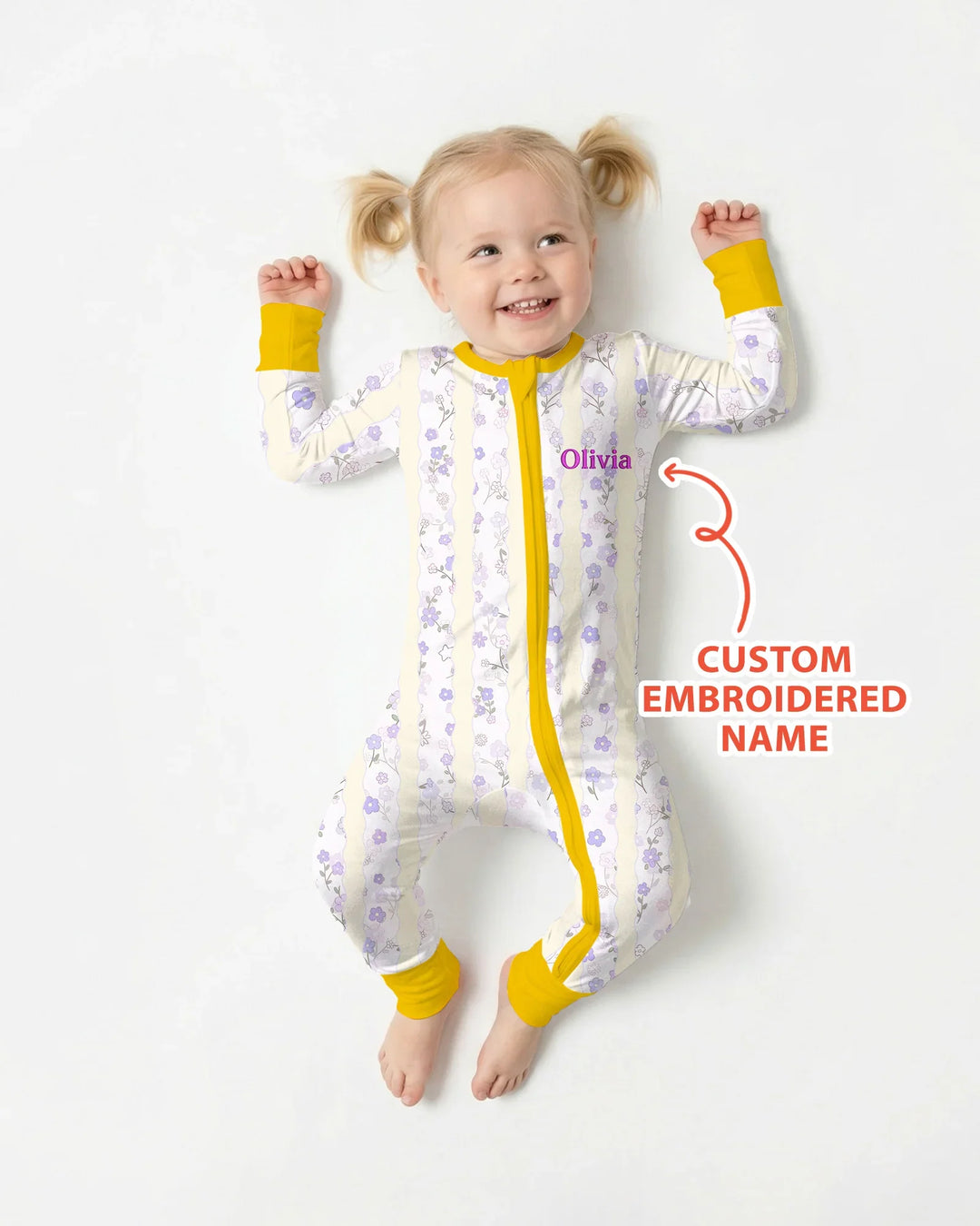 Gerippte Babykleidung mit individuellem Foto - Weich &amp; Skizzenhaft
