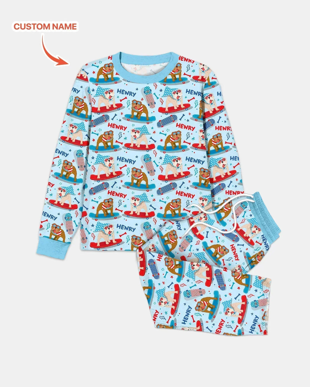 Vorlage Benutzerdefiniertes Herren-Pyjama-Set
