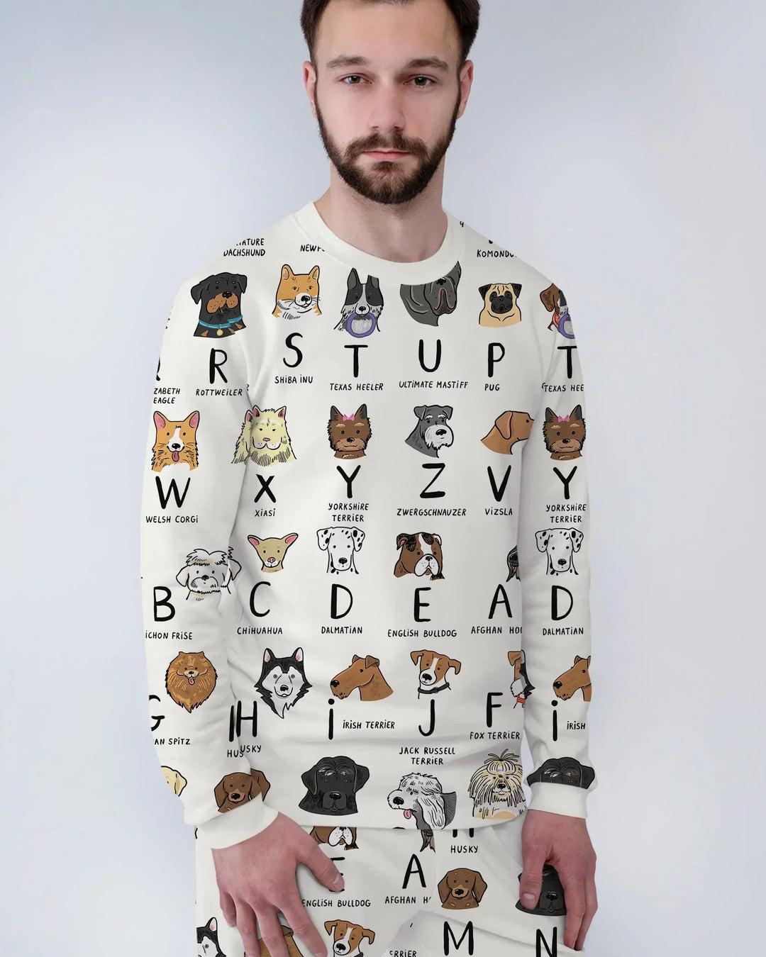 Vorlage Herren-Pyjama-Set