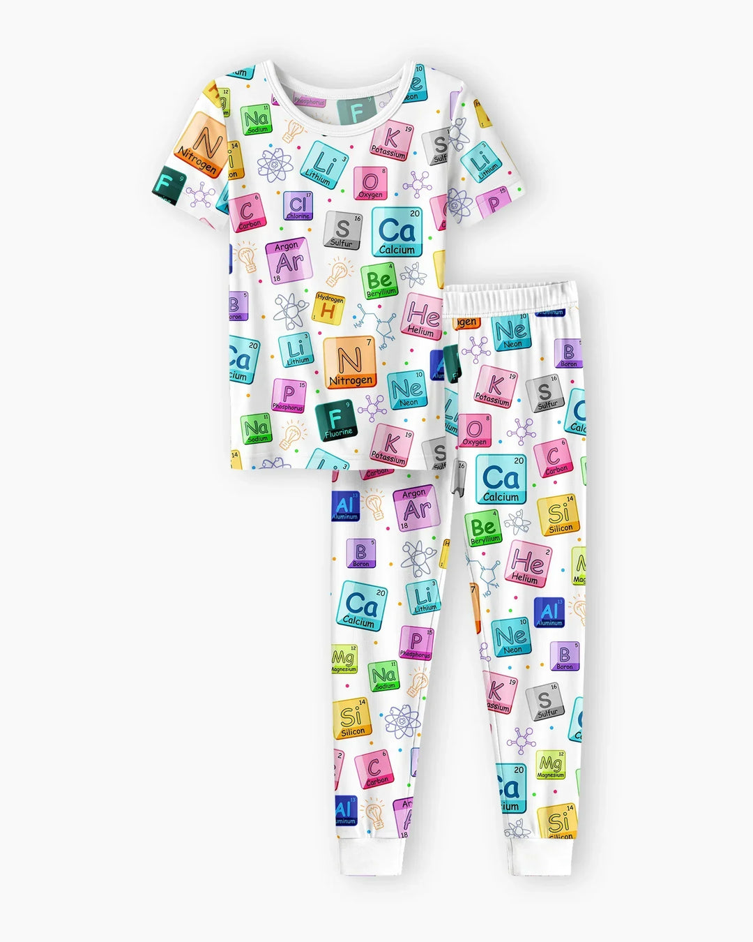 Zweiteiliges, kurzärmliges Pyjama-Set mit Marienkäfern