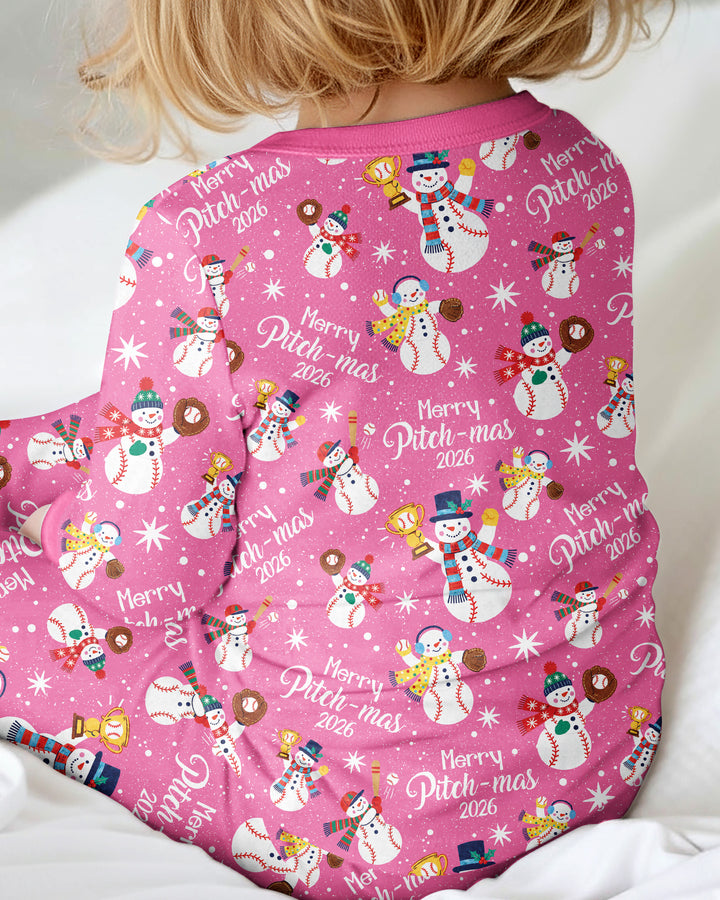 Baseball Christmas Non-custom Version Bamboo Convertible Zippy