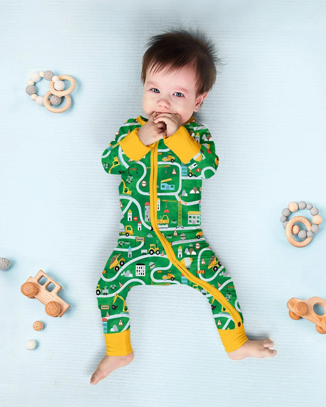 Gerippte Babykleidung mit individuellem Foto - Weich &amp; Skizzenhaft