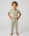 Zweiteiliges, kurzärmliges Pyjama-Set mit Marienkäfern