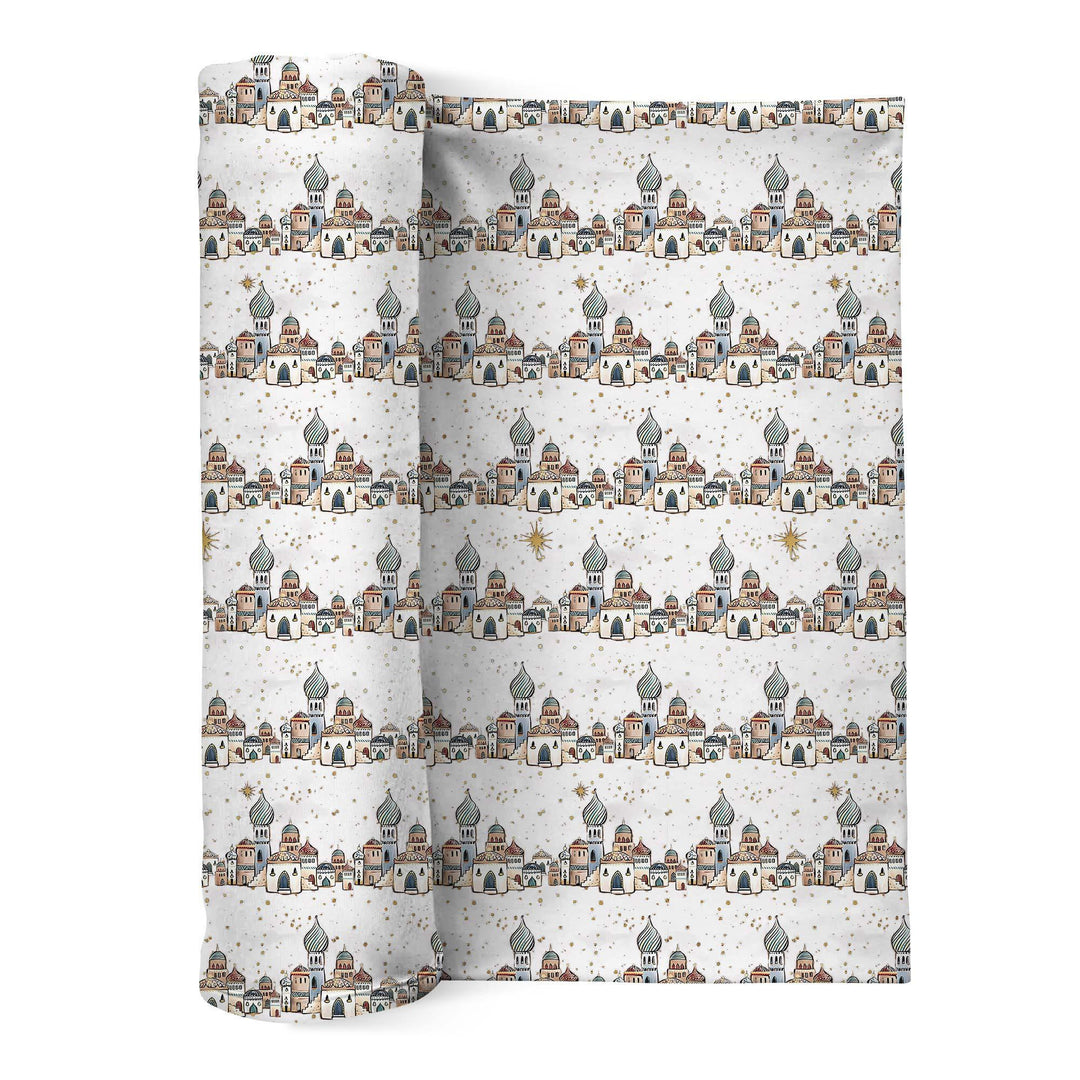 O Little Town of Bethlehem Bamboo Swaddle Blanket