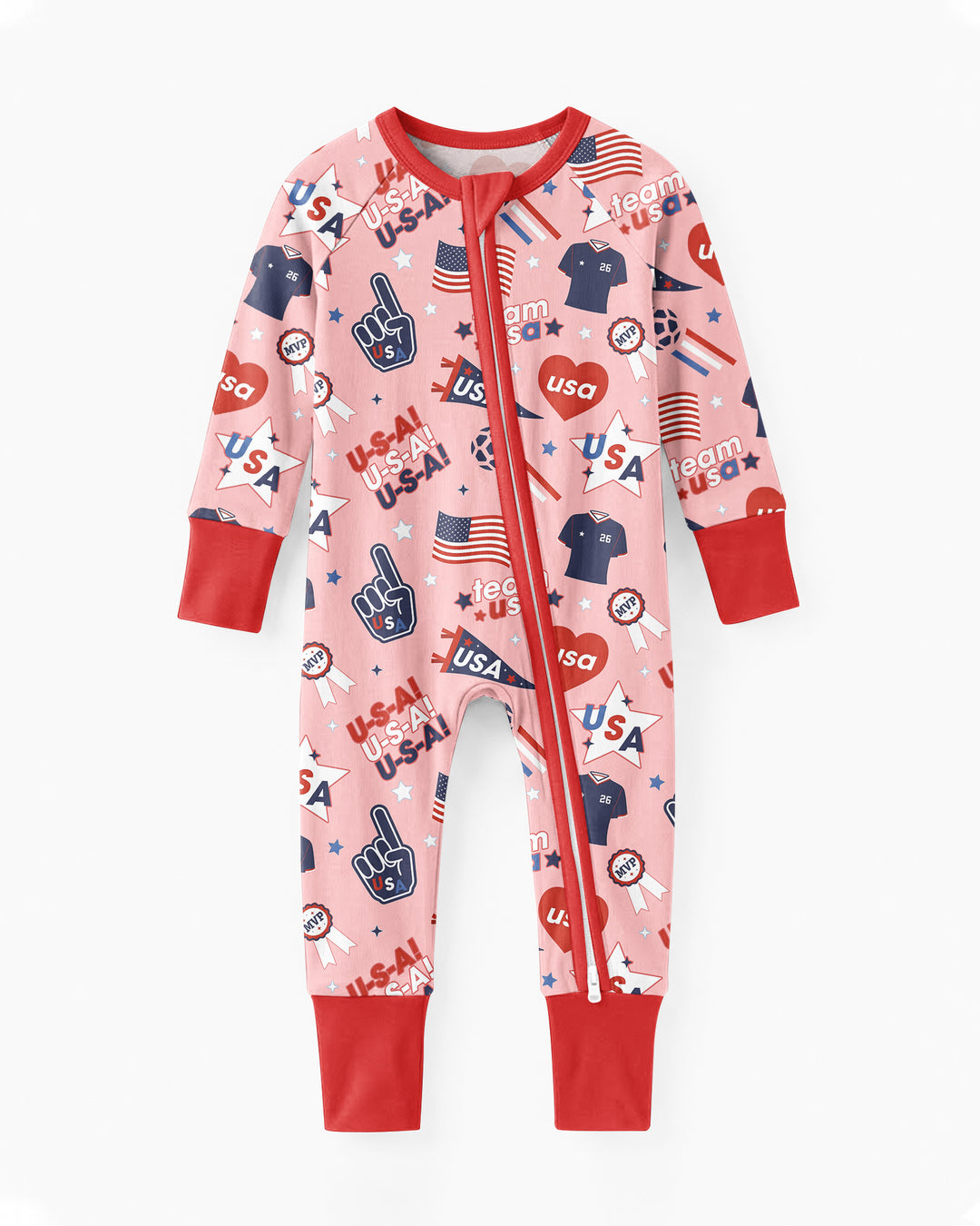 Soccer Party Team USA Bamboo Convertible Zippy