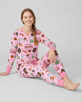 The Grill Father Familien-Pyjama-Set aus Bambus für Damen