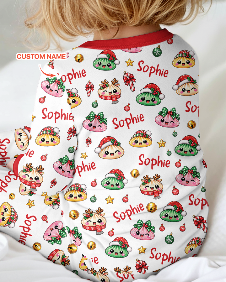 Custom Name Christmas Dumpling The Bow Bamboo Convertible Zippy