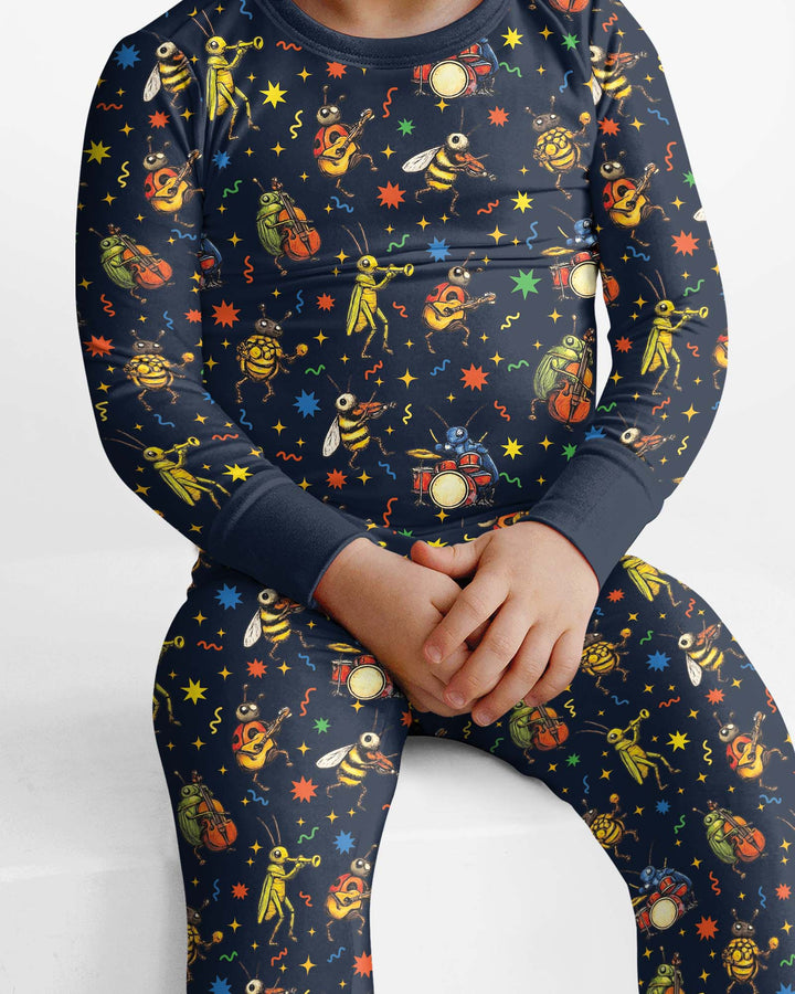 Bug Orchestra Bamboo Two Piece Long Sleeve Pajama Set