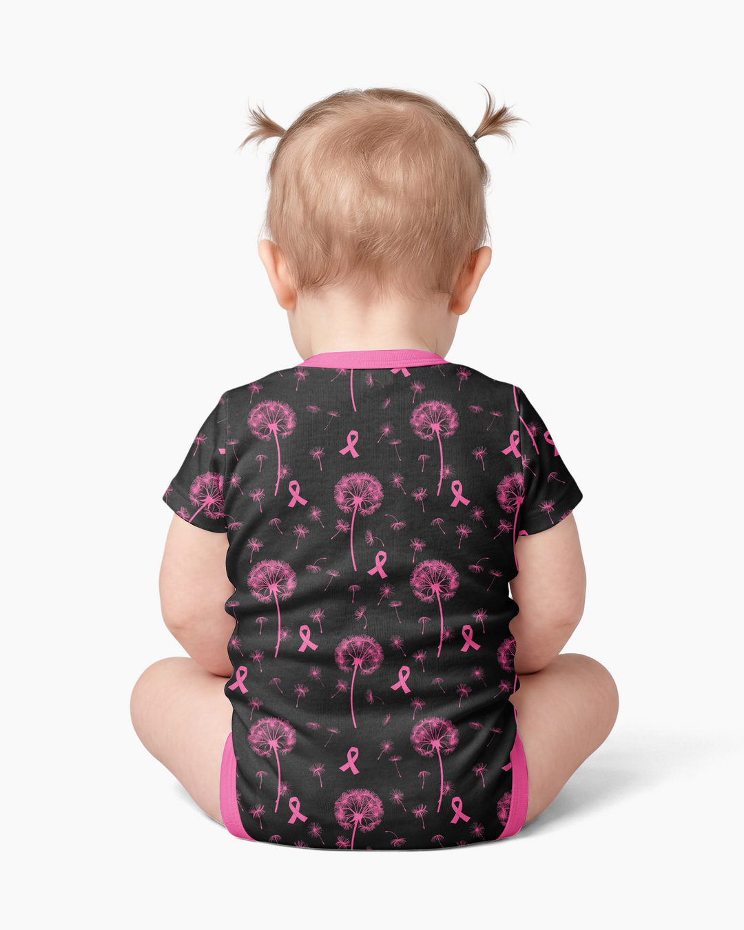 Dandelion Pink For Dad Bamboo Bodysuit