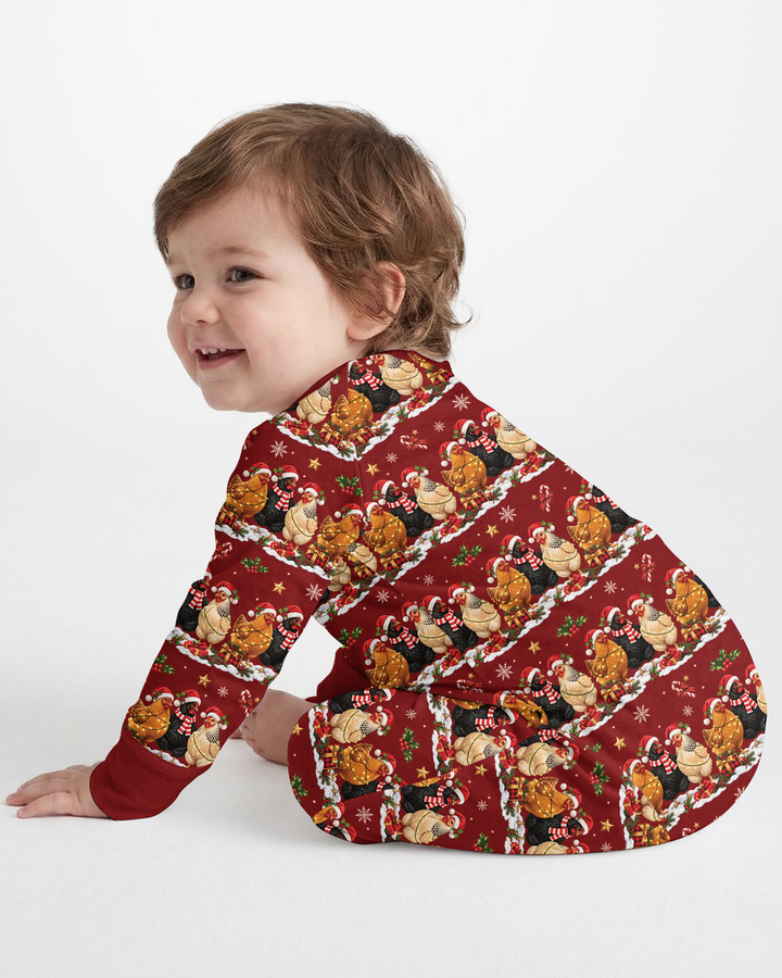 Farm Chicken Christmas Bamboo Convertible Zippy