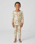 Little Highland Friends Bamboo Two Piece Long Sleeve Pajama Set