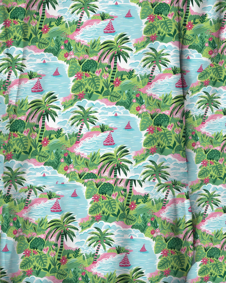 Preppy Coast Beach Club Tragbare Bambus-Deckenkapuzenjacke