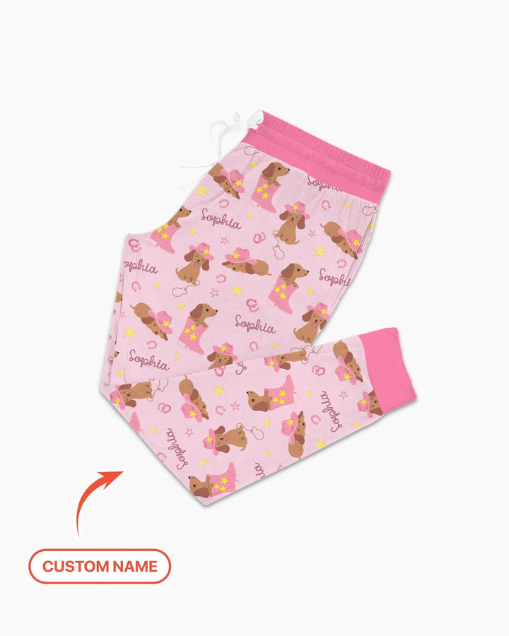 Howdy Dachshund Women Pajama Set