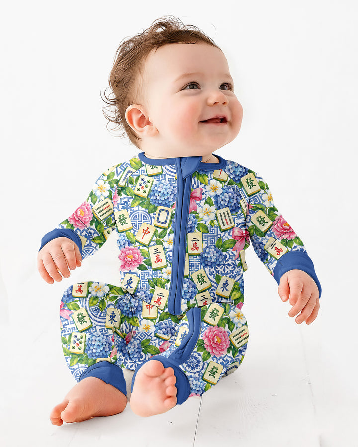 Mahjong in Bloom Bamboo Convertible Zippy