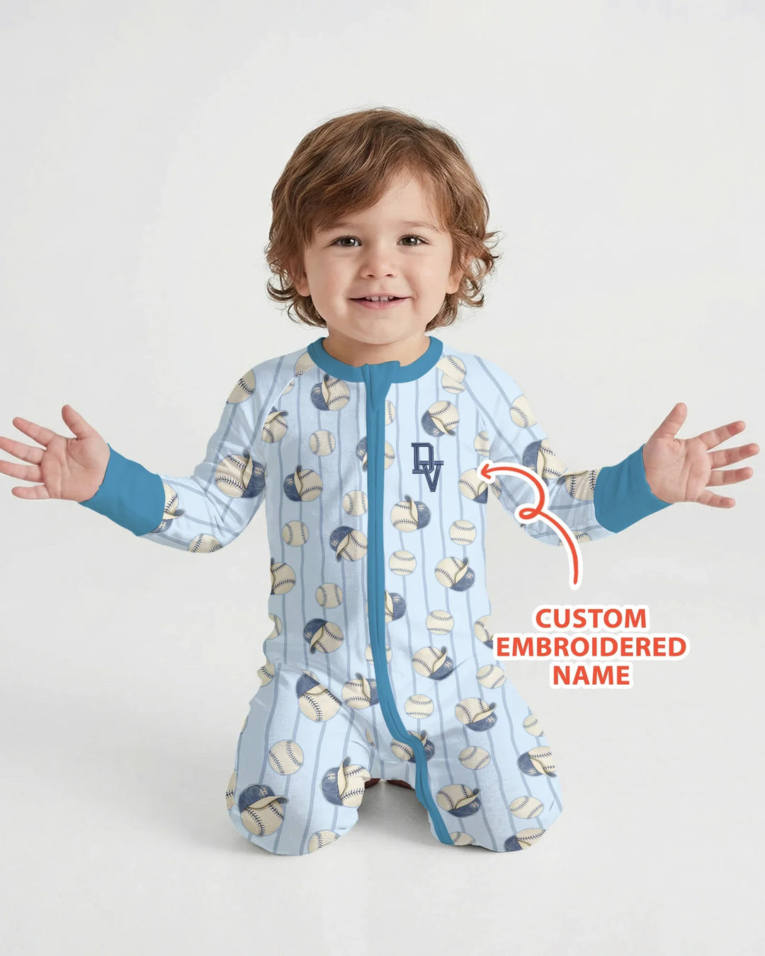 Gerippte Babykleidung mit individuellem Foto - Weich &amp; Skizzenhaft