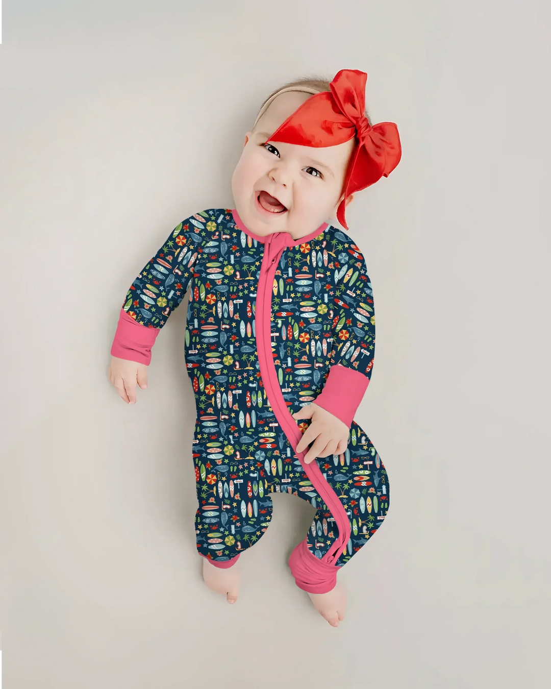 Gerippte Babykleidung mit individuellem Foto - Weich &amp; Skizzenhaft