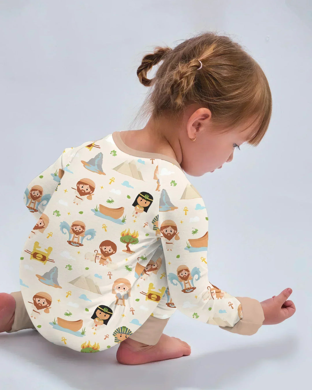 Gerippte Babykleidung mit individuellem Foto - Weich &amp; Skizzenhaft