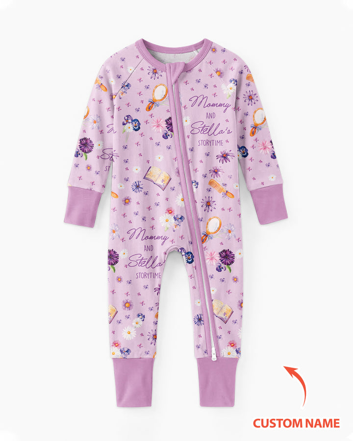 Mommy Daddy And Me Bedtime Story Family Matching Bamboo Convertible Zippy