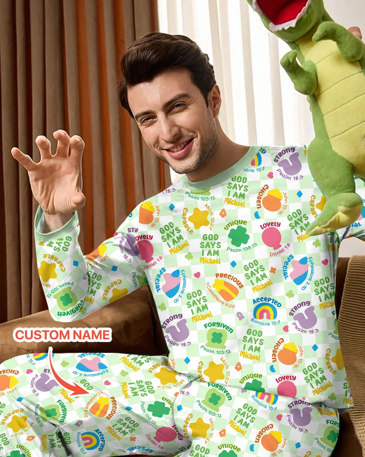 Vorlage Benutzerdefiniertes Herren-Pyjama-Set