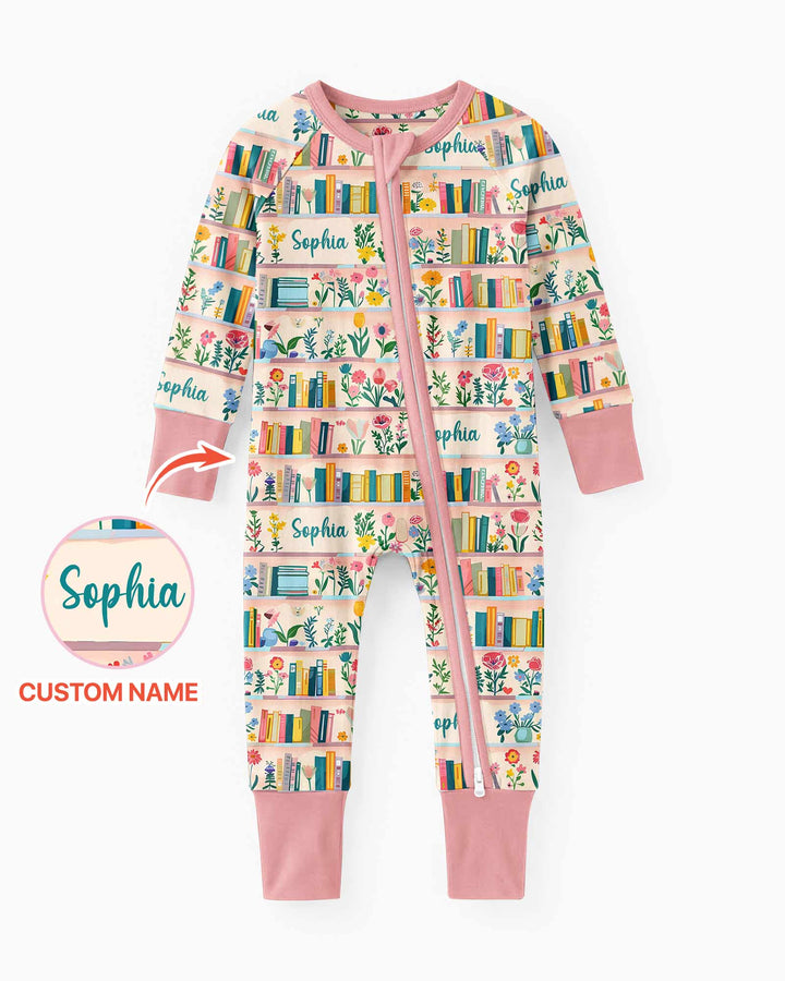 Personalized Book Lover Bamboo Convertible Zippy