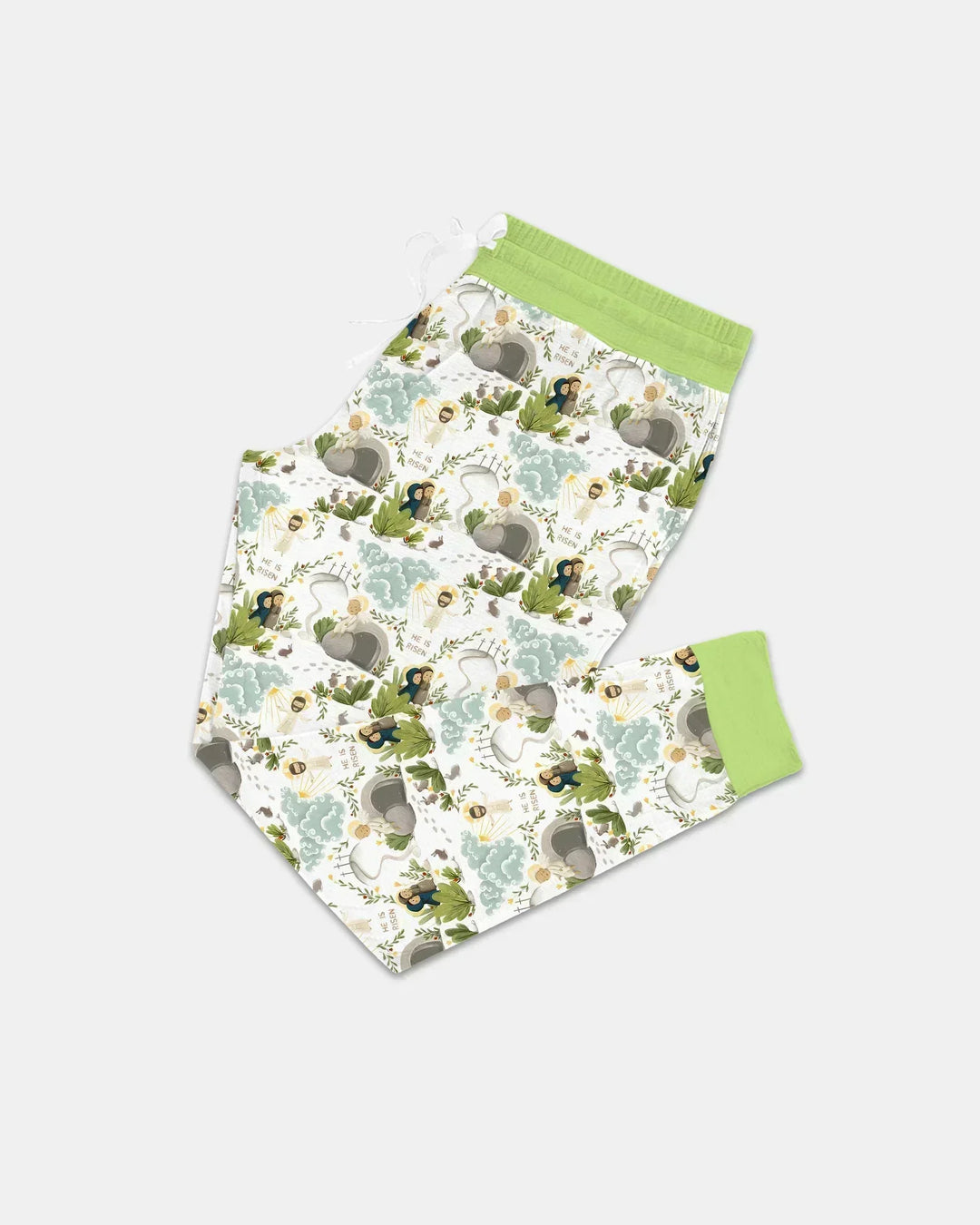 Matthäus 28,1–8 Er ist auferstanden Pyjama-Set aus Bambus für Damen