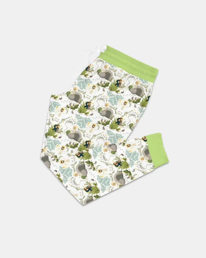Matthäus 28,1–8 Er ist auferstanden Pyjama-Set aus Bambus für Damen