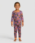 Candy Hearts Halloween Bamboo Two Piece Long Sleeve Pajama Set