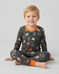 Just A Spooky Goose Family Matching Bamboo Two Piece Long Sleeve Pajama Set