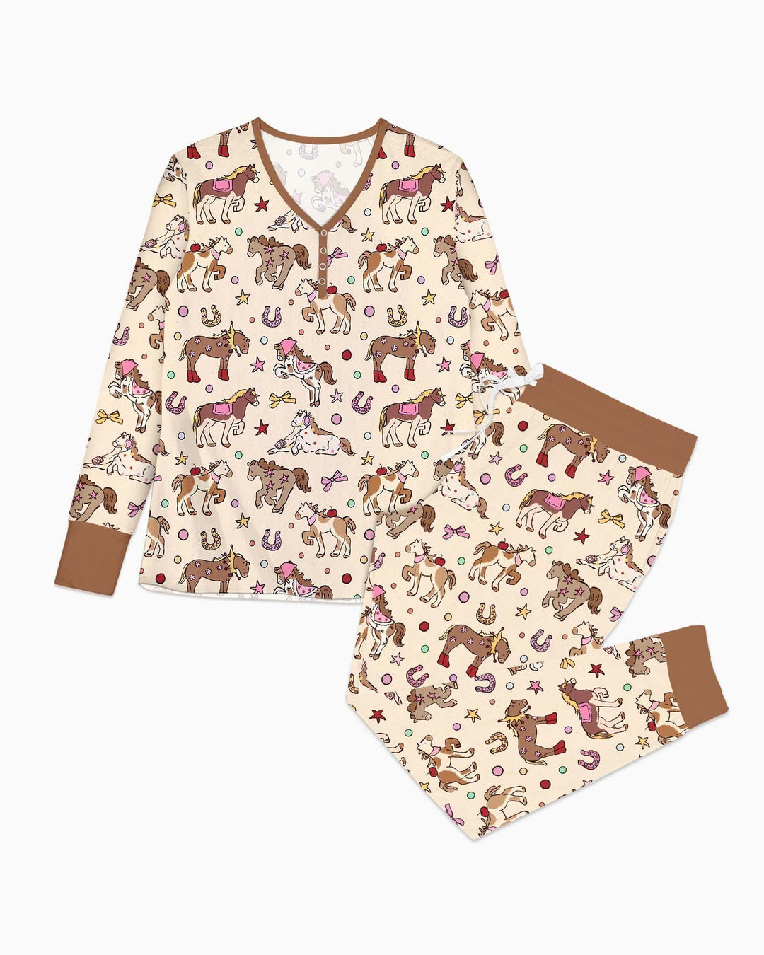 Vorlage Bambus Damen Pyjama Set
