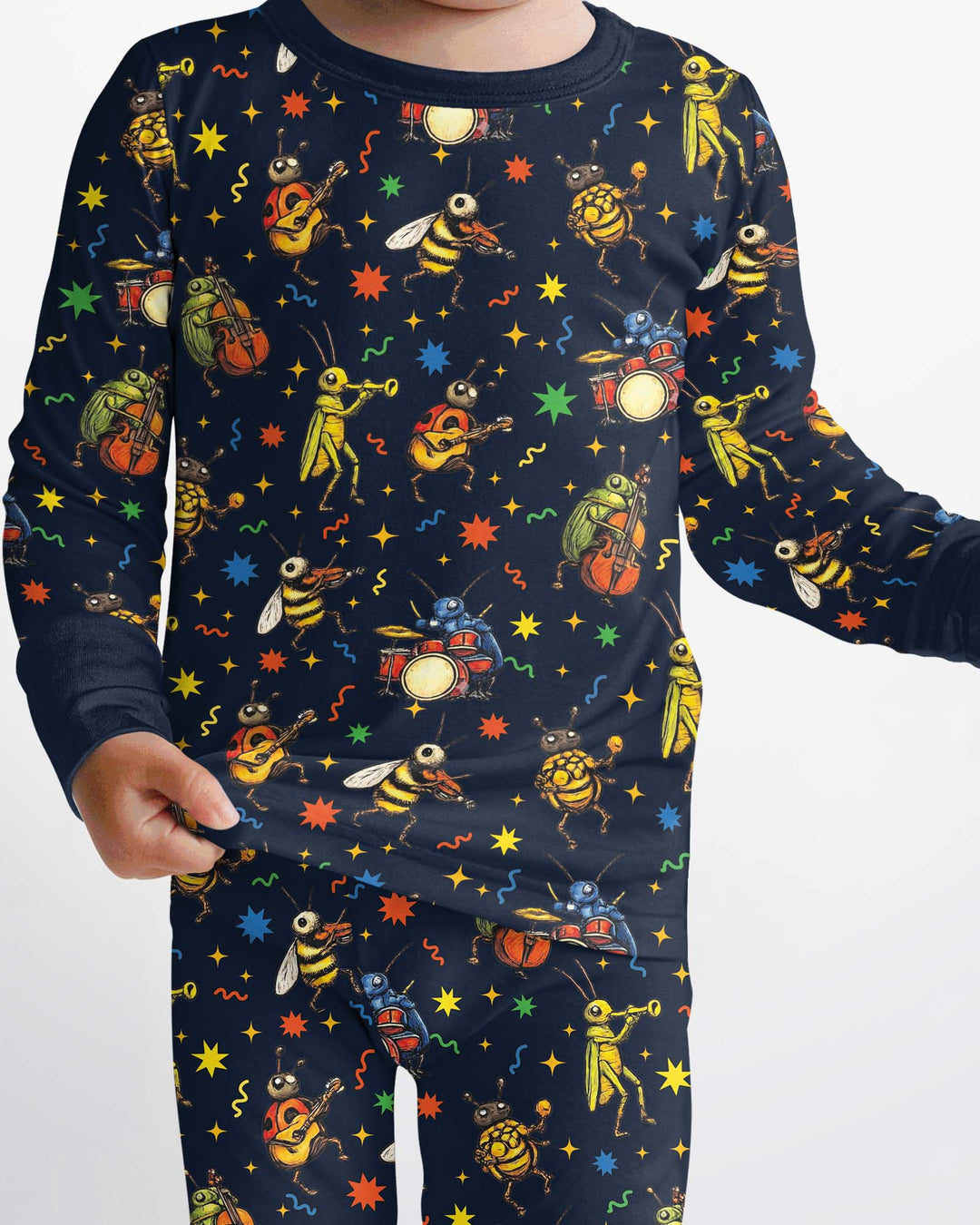 Bug Orchestra Bamboo Two Piece Long Sleeve Pajama Set