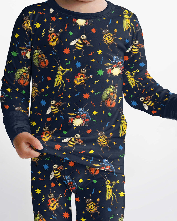 Bug Orchestra Bamboo Two Piece Long Sleeve Pajama Set