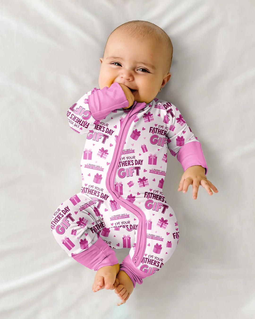 Gerippte Babykleidung mit individuellem Foto - Weich &amp; Skizzenhaft